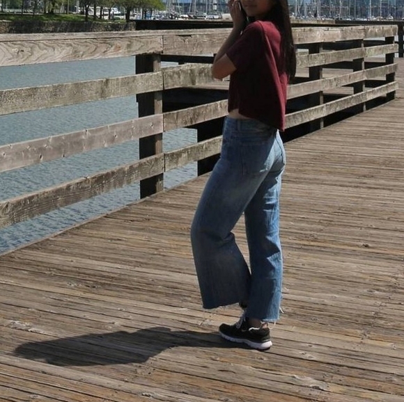 ZARA Womens Wide Leg Jeans - size 2 - Picture 6 of 6